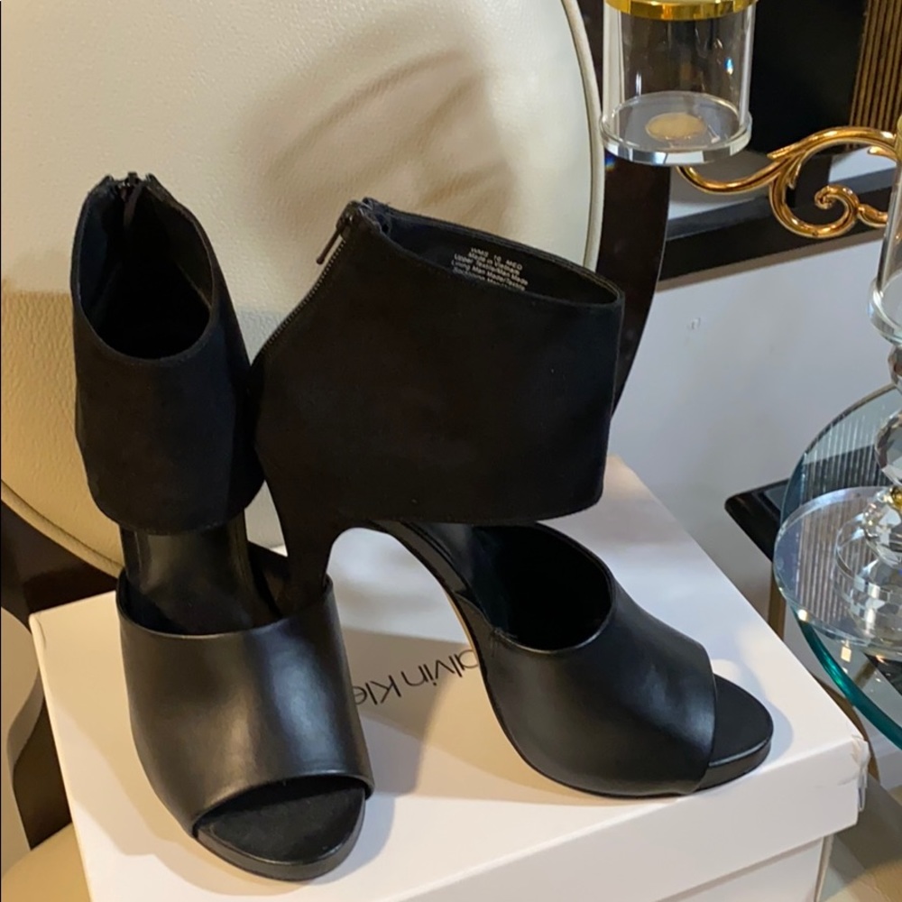 Apt9 swade and lather high heels.